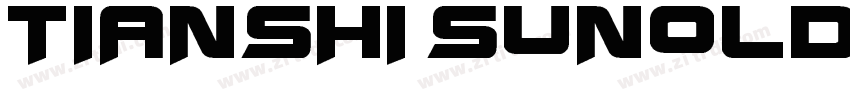 Tianshi SunOld字体转换